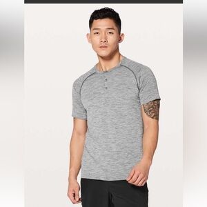 Lululemon Metal Vent Tech Short Sleeve Henley Shirt